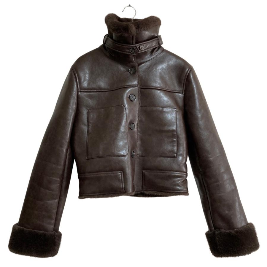 ZARA（ザラ） 美品 ダブルフェイス フェイクファージャケット ブルゾン
