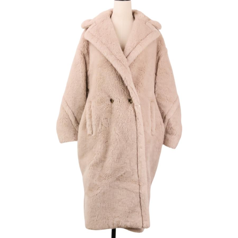 美品☆MaxMara マックスマーラ アルパカ混 ボアコート フード テディベア Max Mara（マックスマーラ） 未使用 24AW Max Mara TEDGIRL アルパカ