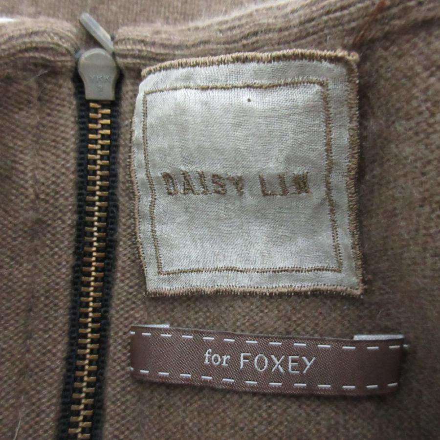 美品 DAISY LIN FOXEY デイジーリン フォクシー カシミヤ100％ 襟付き 