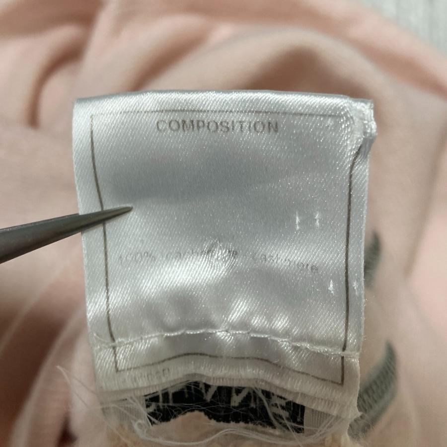 CHANEL シャネル 02A ハイネック ジップ ニット セーター P19854V01158 サイズ36 ピンク  レディース 古着 中古の画像