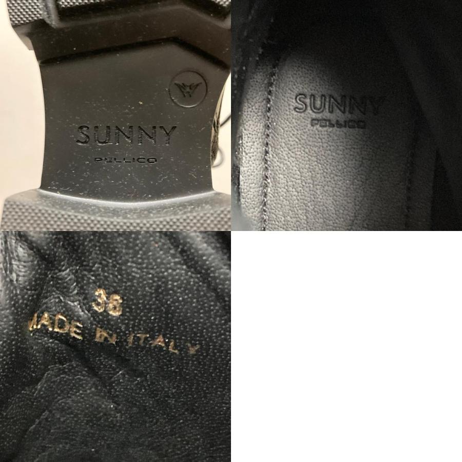美品 PELLICO SUNNY ペリーコ サニー レザー コンバットブーツ レース