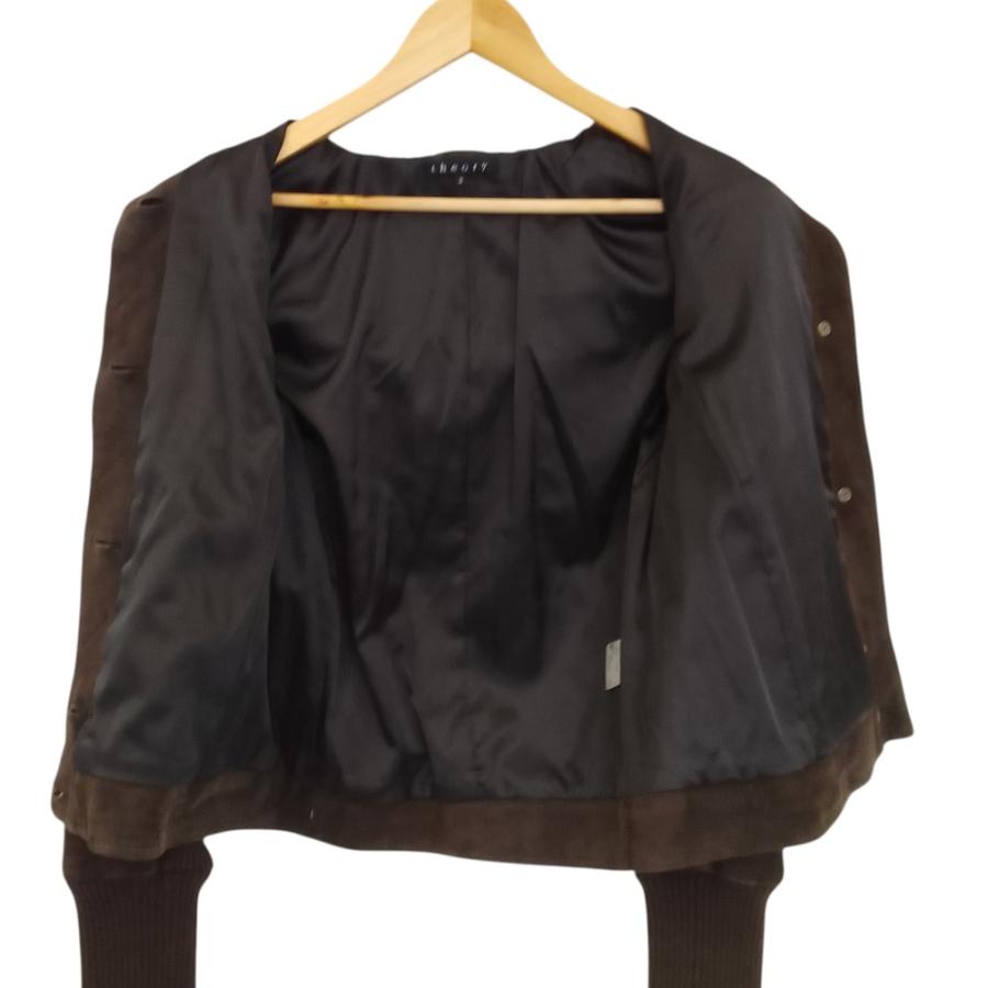 theory（セオリー） 良品 DUKE ヌバックレザー ニット切り替え 