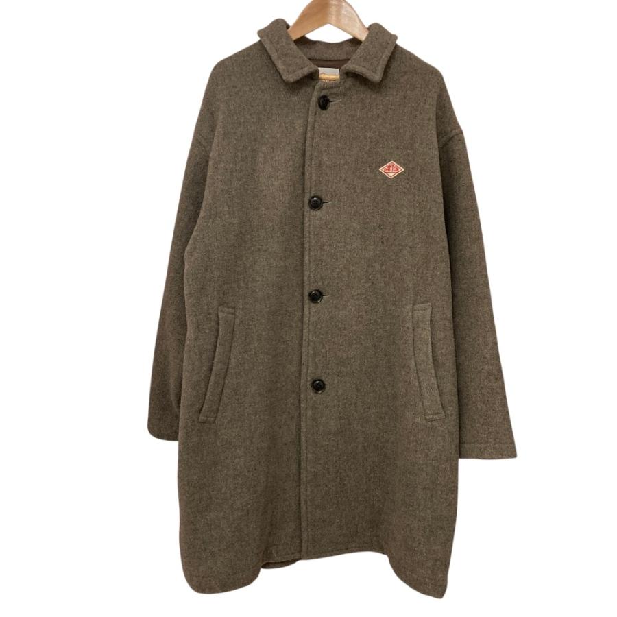 レディース 【美品】DANTON ウールモッサコート/S-Mサイズ/ライトグレー