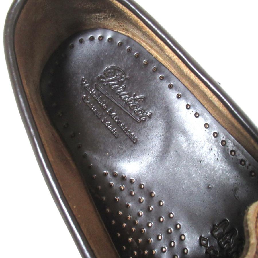 Paraboot（パラブーツ） 美品 ハラコ レオパード柄 コインローファー 