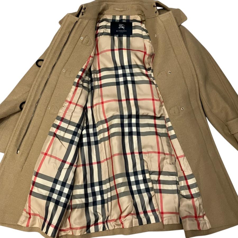 良品 BURBERRY LONDON バーバリーロンドン フーデッド ウールダッフル