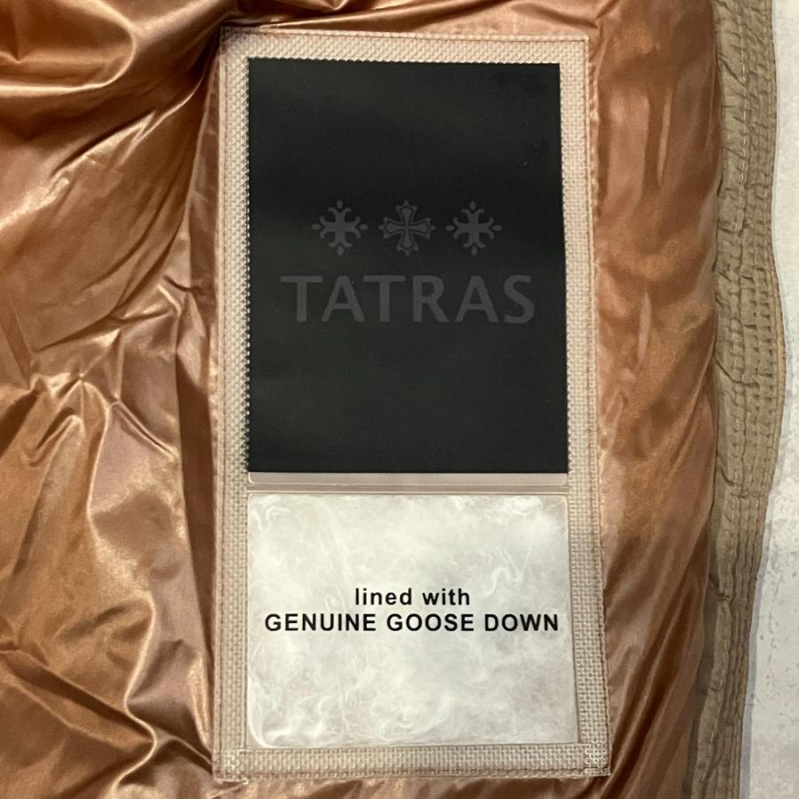 TATRAS（タトラス） 美品 ブレヴァ ノーカラーダウンジャケット 