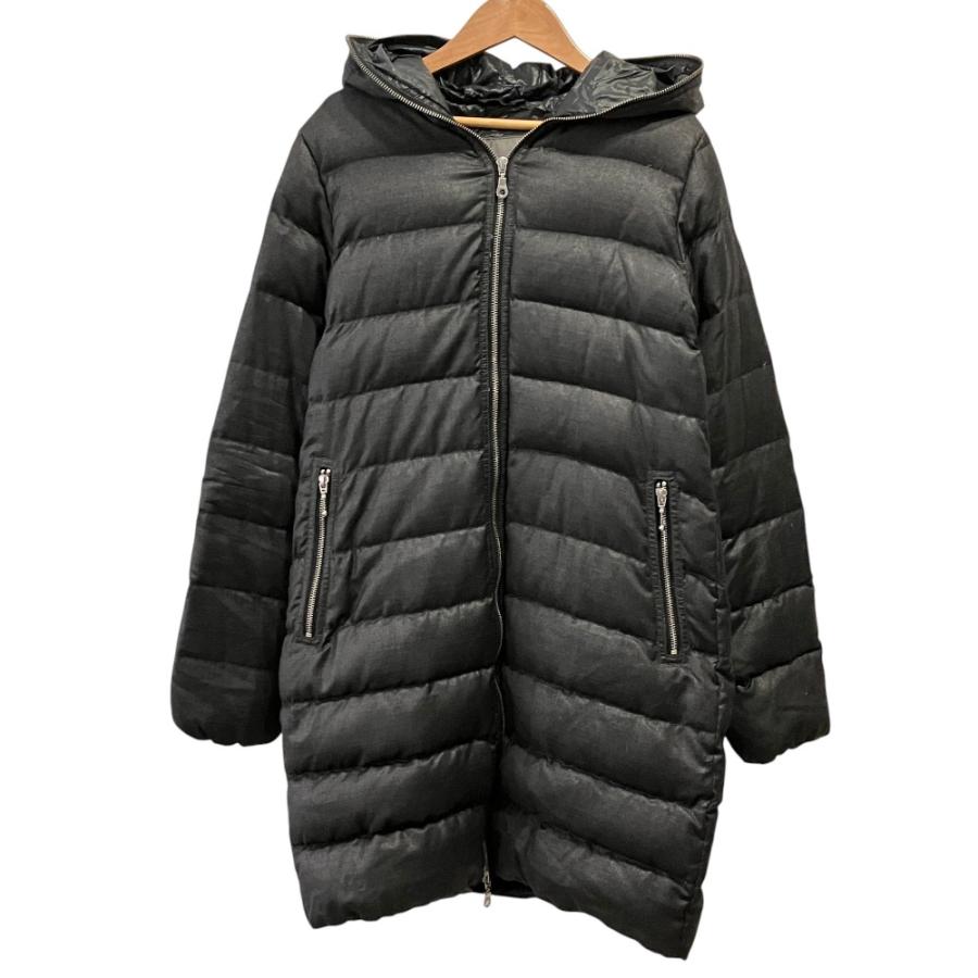 DUVETICA（デュベティカ） 美品 フーデッド ダウンコート 42 グレー