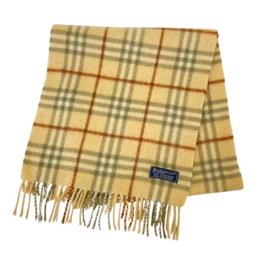 新品未使用　BURBERRY マフラー　ノバチェック　カシミヤ100% 美品 Burberrys バーバリー ノバチェック カシミヤ100% マフラー