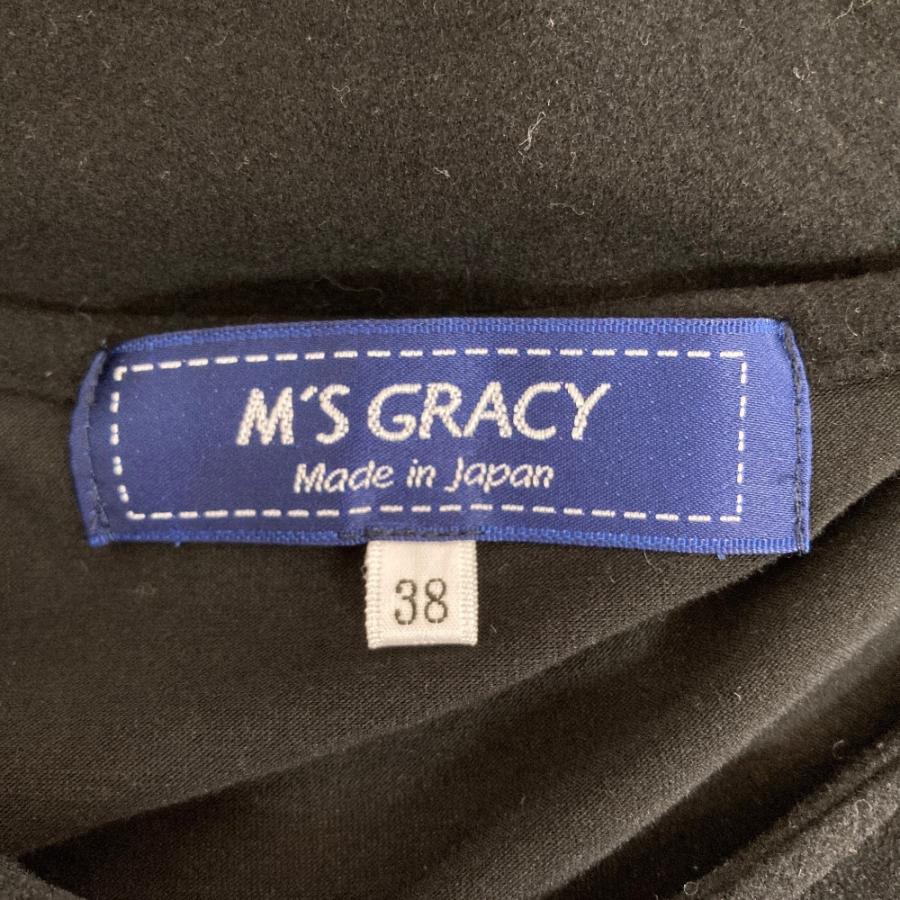 M'S GRACY（エムズグレイシー） 美品 リボンニット サイズ38 ブラック