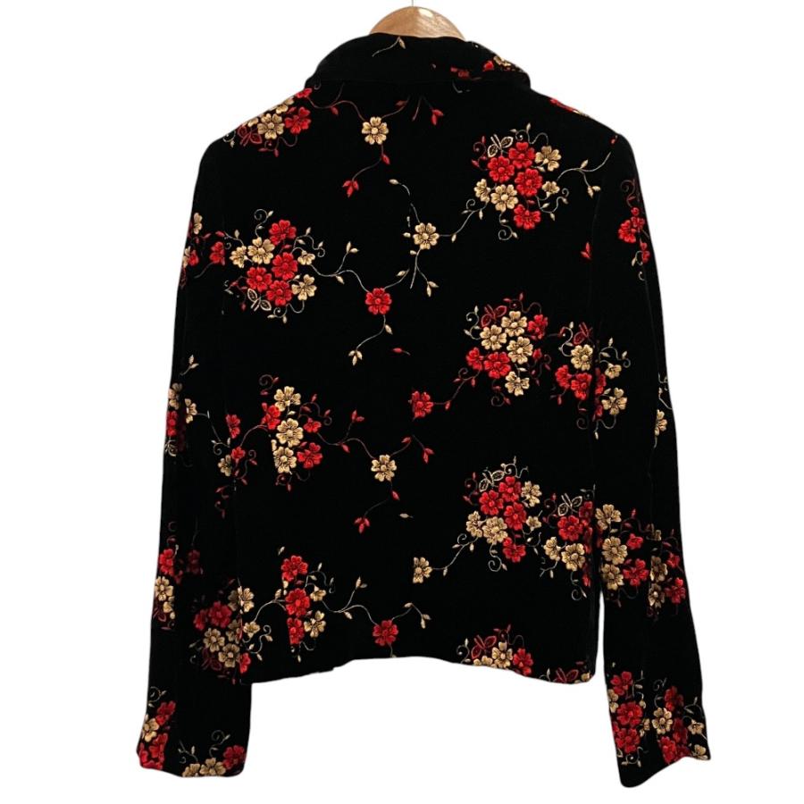 こ*ぎ様 robe de Chambre 花柄丸襟コートコムデギャルソン robe de chambre COMME des GARCONS 美品 GARCONSローブドシャンブル