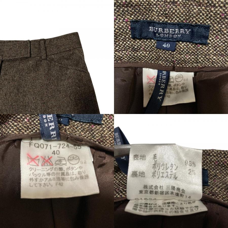 美品 BURBERRY LONDON バーバリーロンドン ツイード ジャケット パンツ 