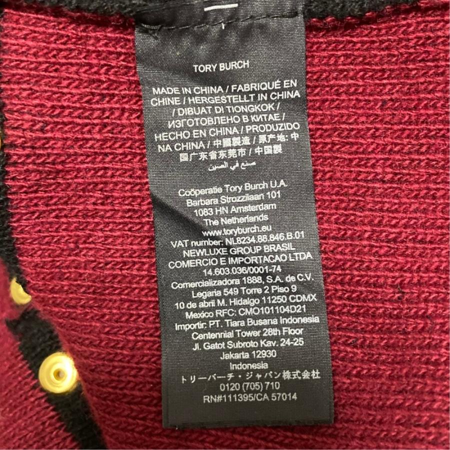 TORY BURCH（トリーバーチ） 美品 カシミヤブレンド カラーブロック