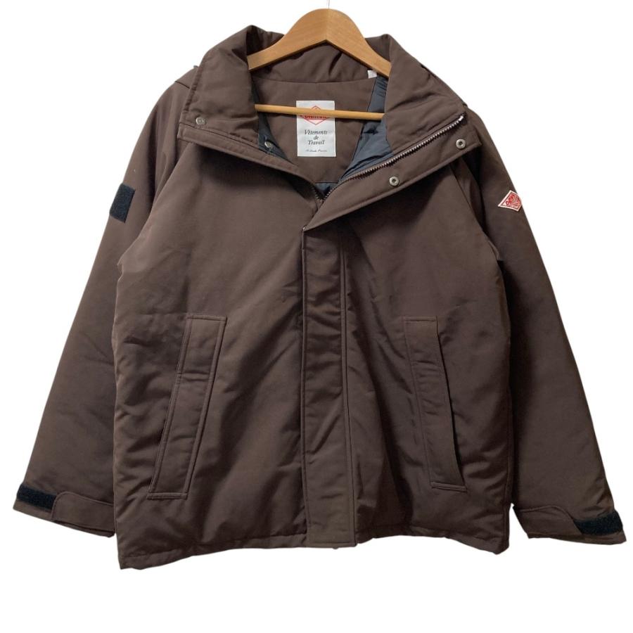未使用 DANTON ダントン ARMY HOODED JACKET フード付き ダウンジャケット サイズS ブラウン メンズ 古着 中古 USED Danton（ダントン） 未使用 ARMY HOODED JACKET フード付き ダウン
