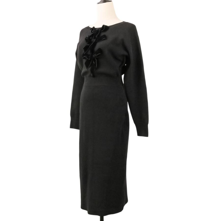 美品 24AW Herlipto ハーリップトゥ Simone Knit Long Dress 長袖