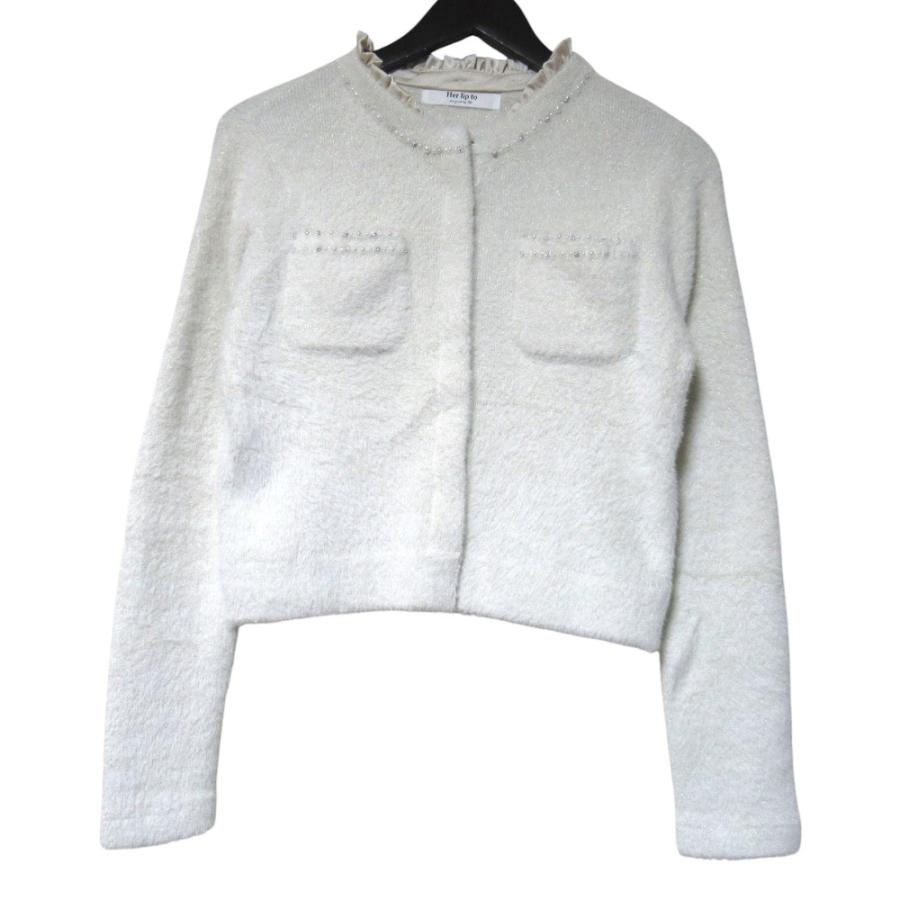 美品 25AW Herlipto ハーリップトゥ Corinthia Shaggy Knit ニット 