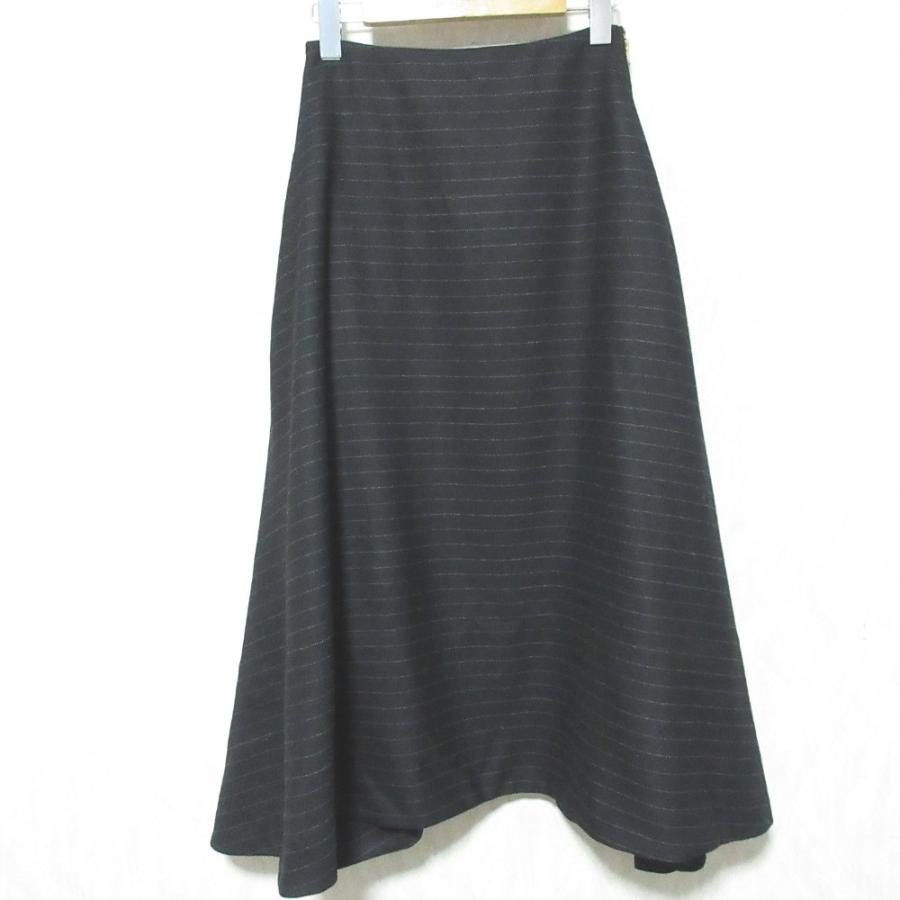 MADISON BLUE ミモレ ニット フレアスカート ブラック S 美品 MADISONBLUE マディソンブルー MI-MOLLET FLARE ミモレ丈 フレア