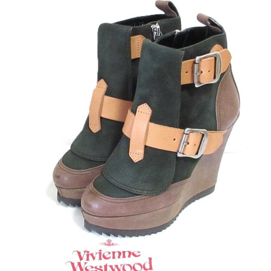 vivianne westwood パイレーツブーツ UK10 旧モデル 箱付き Vivienne Westwood（ヴィヴィアンウエストウッド） 新品同様 ウェッジ