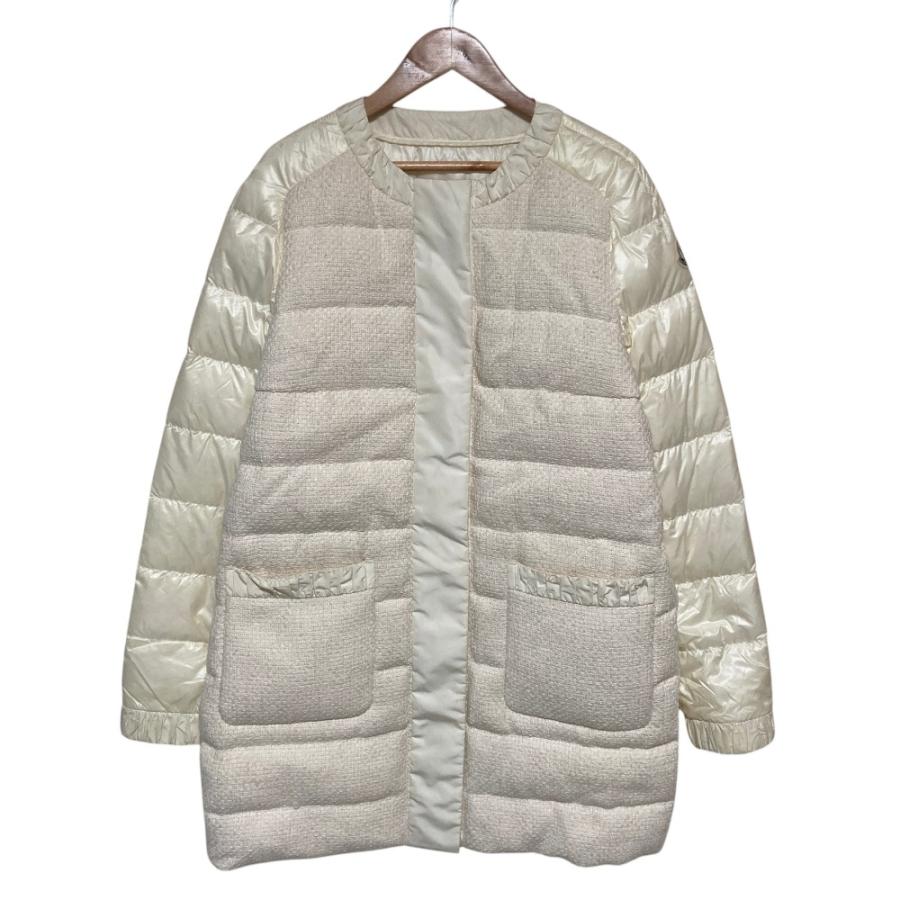 MONCLER（モンクレール） 良品 VEULETTES ツイード切替 ノーカラー 