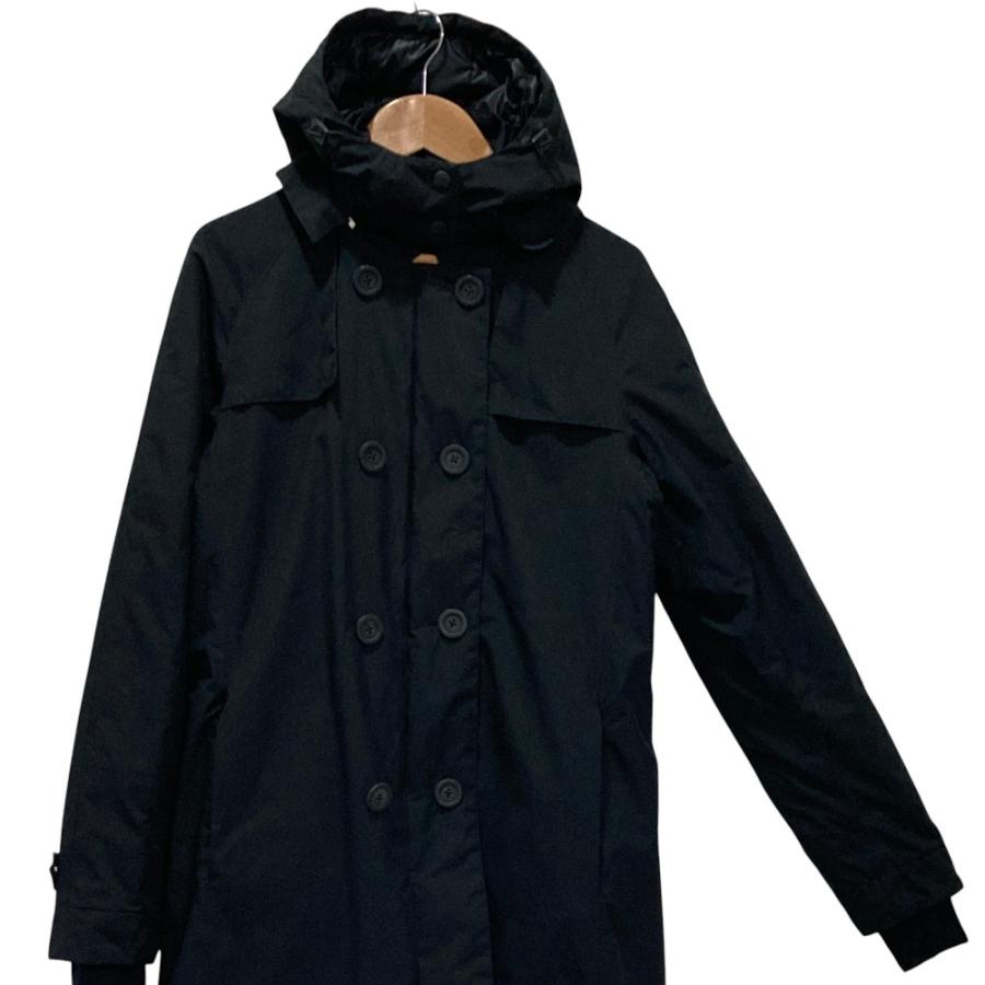 Herno GORE-TEX ダウンジャケット 42 ブラック HERNO（ヘルノ） 良品 GORE-TEX フード付きダウンコート 42 ブラック