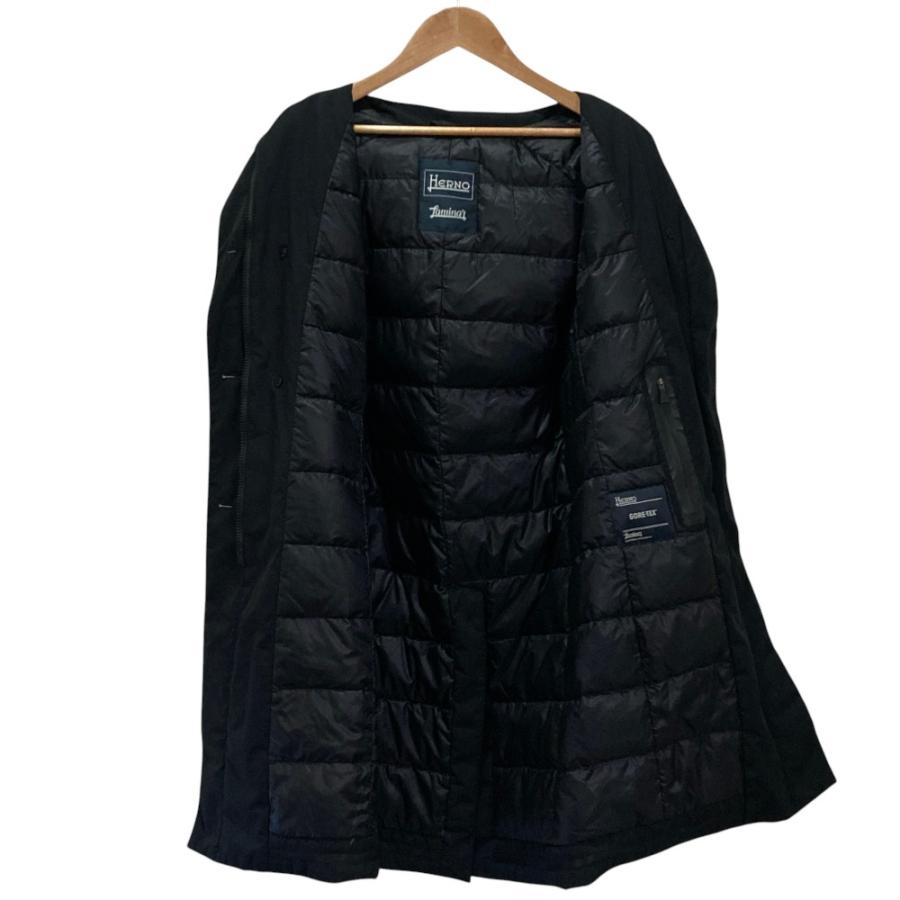 HERNO（ヘルノ） 良品 GORE-TEX フード付きダウンコート 42 ブラック 