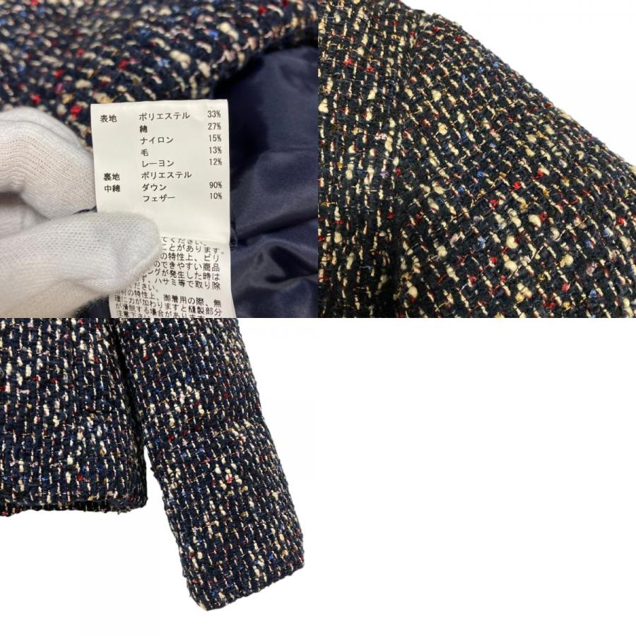 ANAYI（アナイ） 美品 ツイード ショート ダウンジャケット サイズ38 