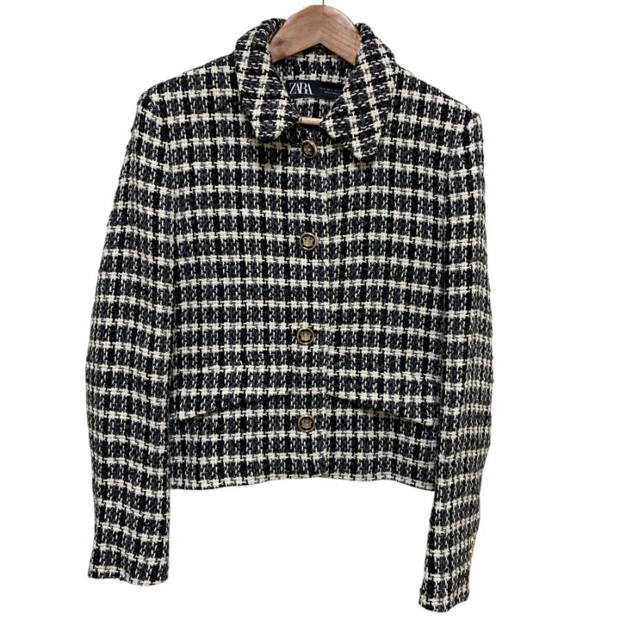 ZARA（ザラ） 未使用 メタルボタン ツイードジャケット サイズS 