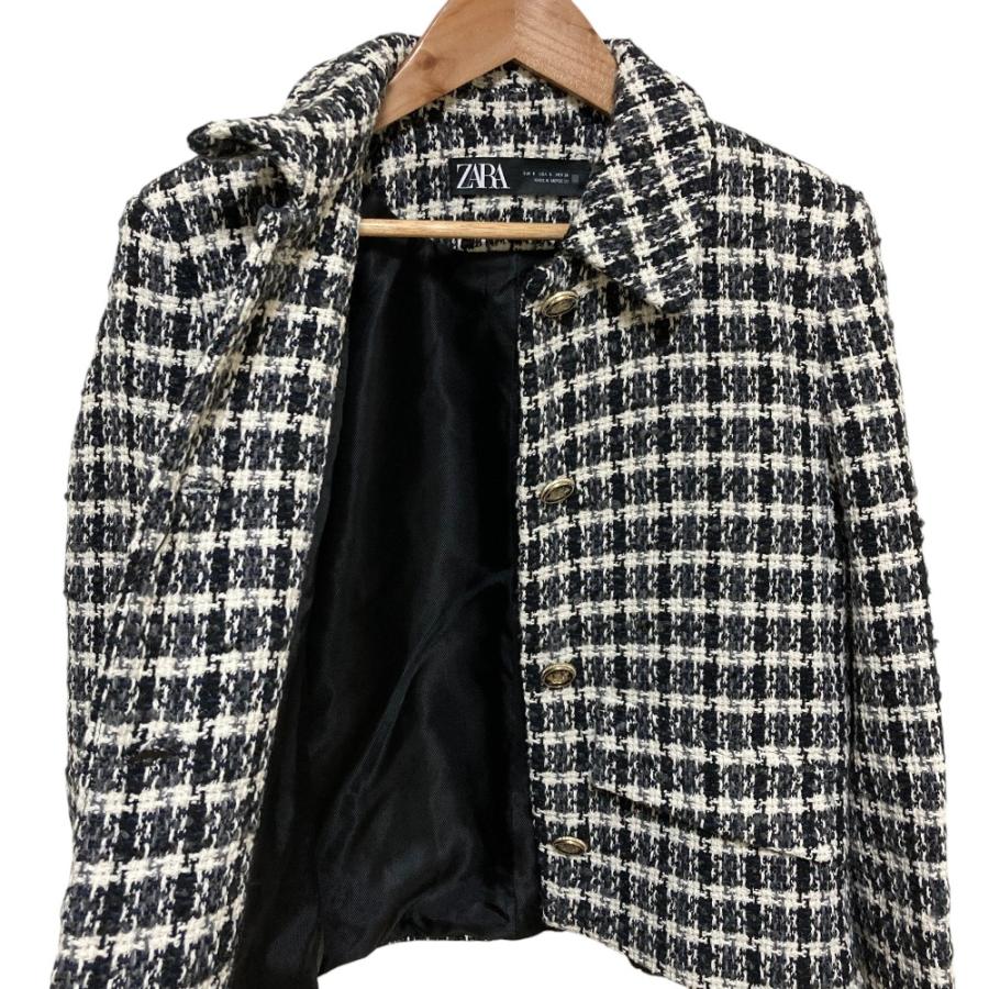 ZARA（ザラ） 未使用 メタルボタン ツイードジャケット サイズS 