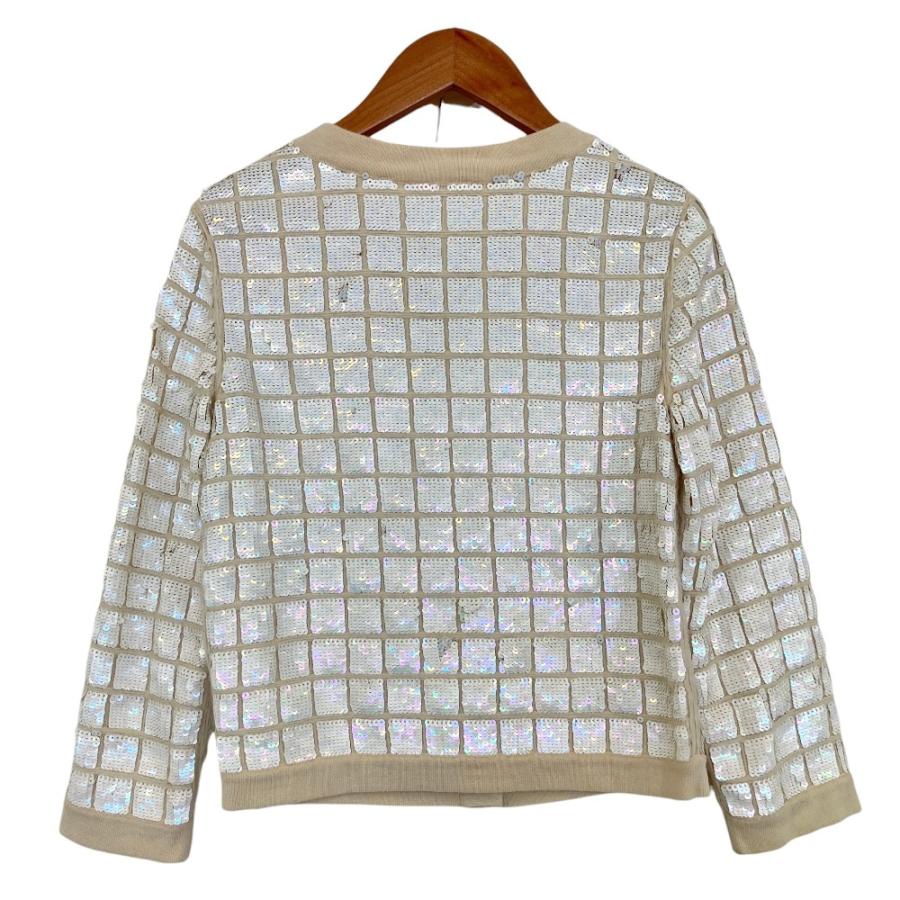 CHANEL（シャネル） 良品 08P CHANEL スパンコール チョコバー ニット