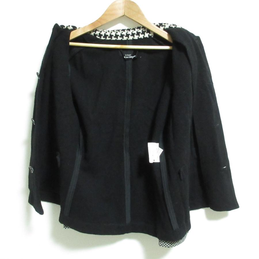 ぽこ　tricot COMMEdesGARCONS　切替ニットジャケット tricot COMME des GARCONS 美品 トリコ コムデギャルソン 切替しニット