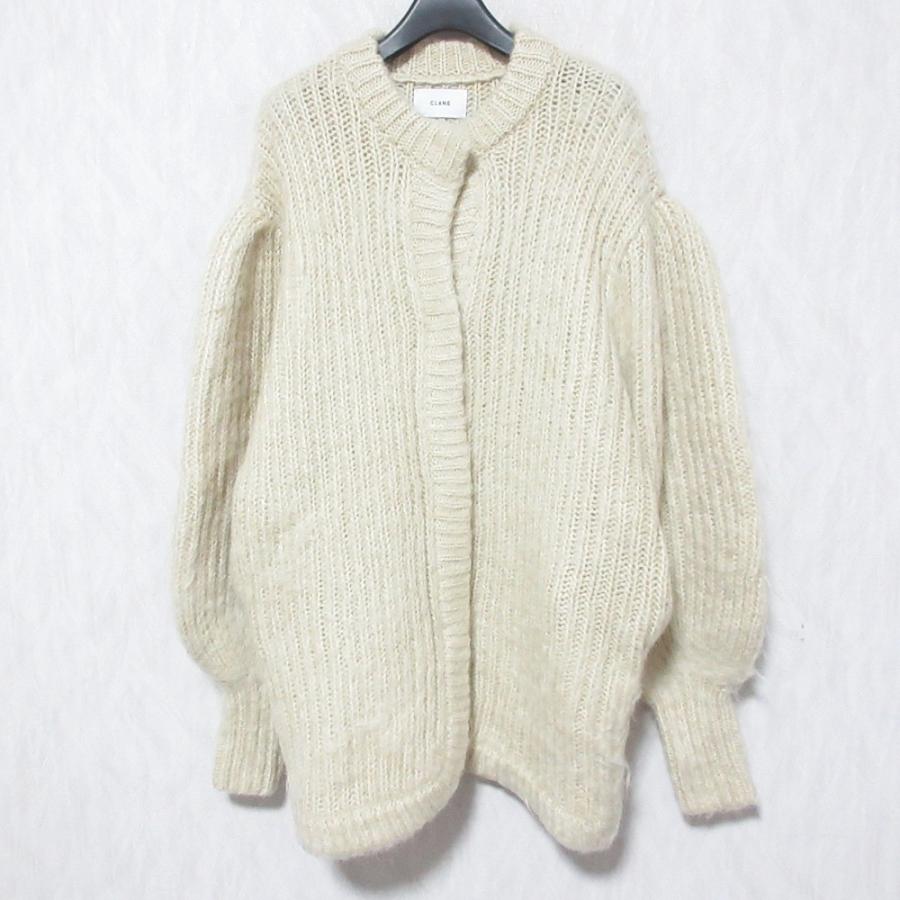 CLANE（クラネ） 美品 カラーモヘアシャギーカーディガン 13106-2112 