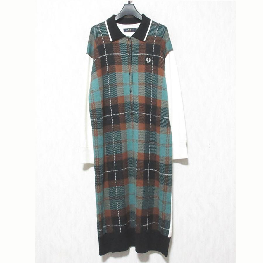 FRED PERRY（フレッドペリー） 美品 Tartan Jacquard Dress タータン