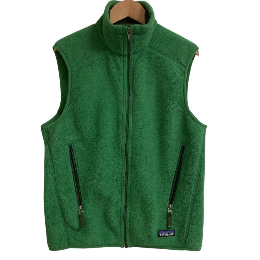 最終価格！Patagonia ベスト MENS S グリーン patagonia（パタゴニア） 良品 シンチラ フリースベスト 25184 サイズ