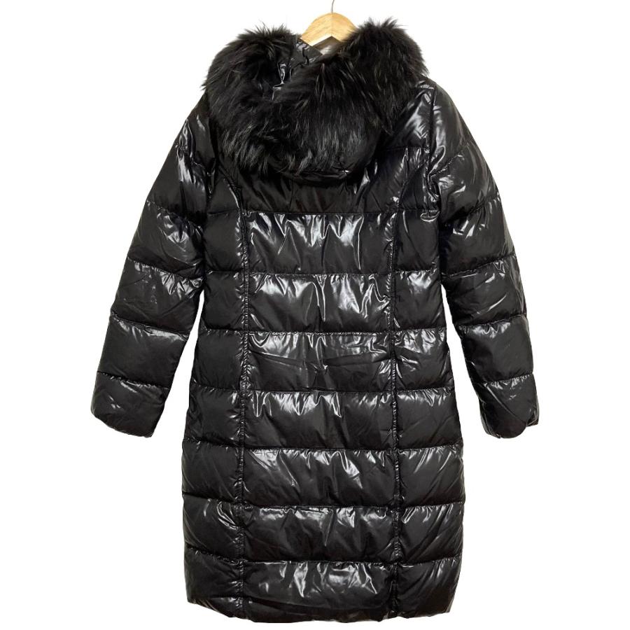 極美品✨ デュベティカ kappa ダウンコート 黒 フォックスファー 40 L DUVETICA（デュベティカ） 良品 kappa ロング ダウンコート サイズ44