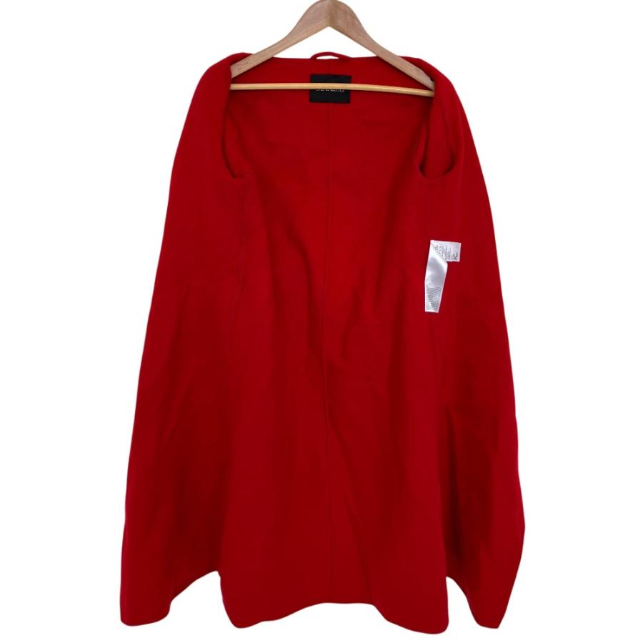 良品 MAX&Co. マックス&コー クチートアマーノ カシミヤブレンド セーラーカラー ベルベット ダブルフェイスコート 36 レッド レディース 古着 中古 USED 良品 MAX&Co. マックス&コー クチートアマーノ カシミヤブレンド