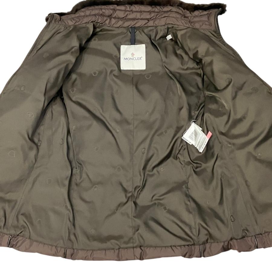 MONCLER レディース ダウンジャケット サイズ1相当 ブラウン 訳あり MONCLER（モンクレール） 美品 ADELINE ダウンジャケット サイズ1