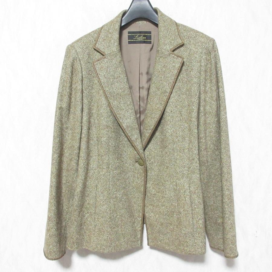 Leilian（レリアン） 美品 カシミヤ 1B テーラードジャケット CN