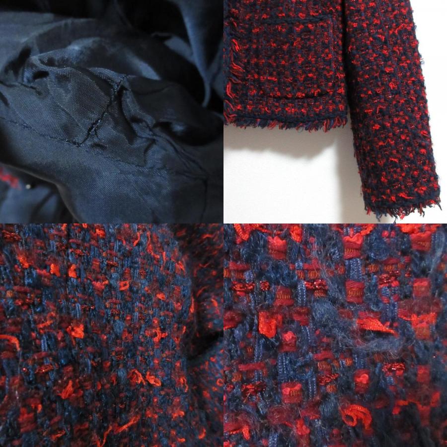 ANAYI（アナイ） 良品 Jules Tournier ツイード ノーカラージャケット