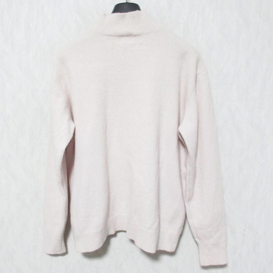 PAPAS（パパス） 美品 アンゴラブレンド ハーフジップ ウールニット 