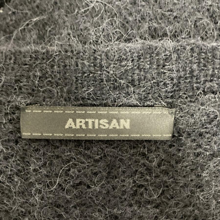 ARTISAN 美品 アルチザン アルパカブレンド モヘアニット ロング