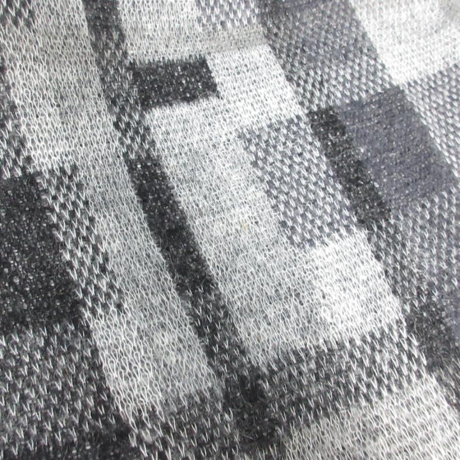 Ameri（アメリ） 良品 23AW AMERI BIG CHECK LACE UP KNIT DRESS