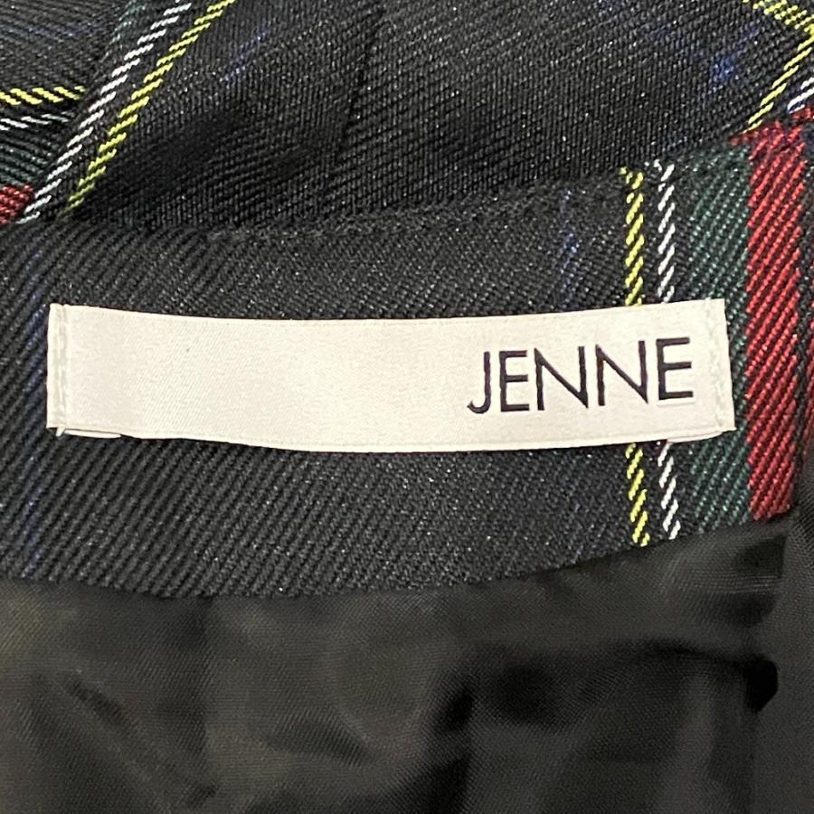 美品 25AW JENNE ジェンヌ Vネック タータンチェック ワンピース