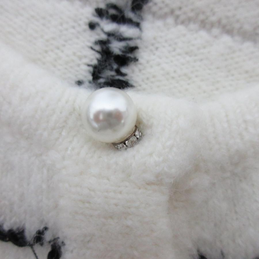 美品 herlipto ハーリップトゥ Bouncy check knit pullover クロップド