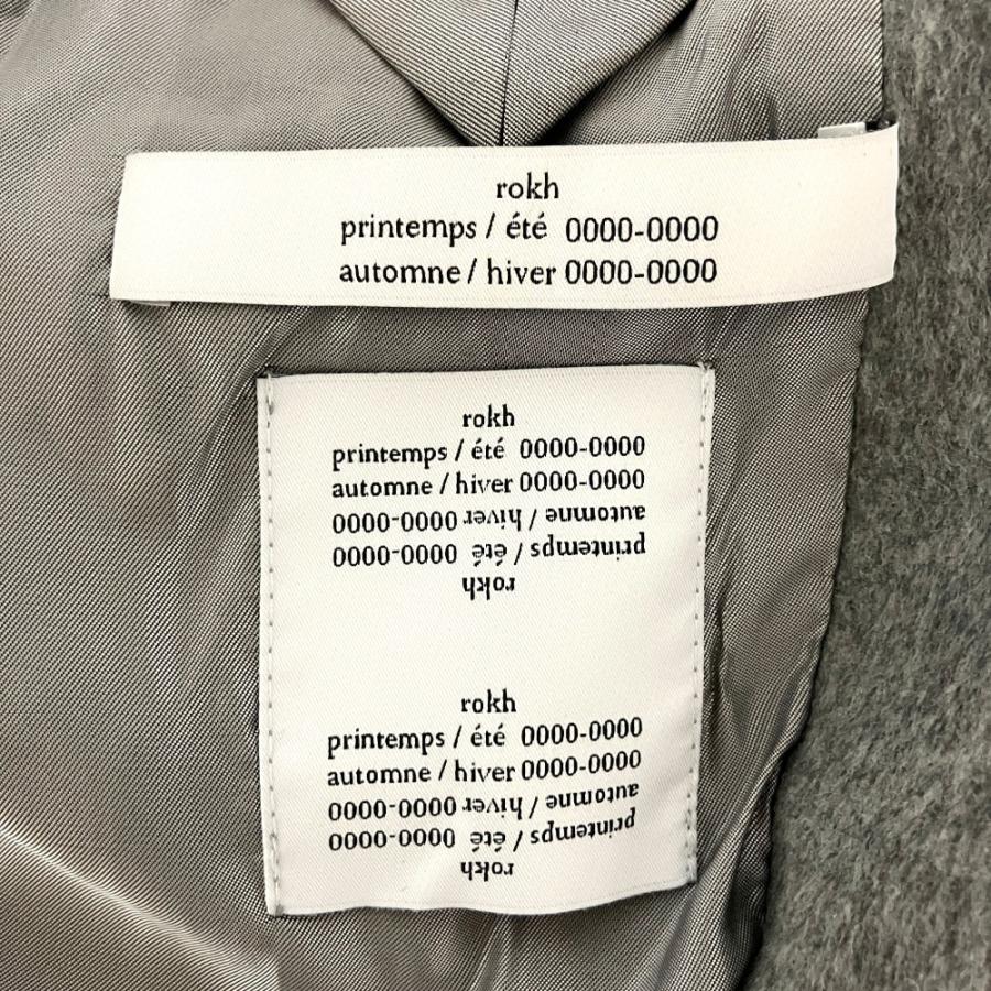 rokh  ダブルレイヤー ウールコート rokh（ロク） 美品 23AW rokh DOUBLE LAYERS TAILORED COAT ダブル