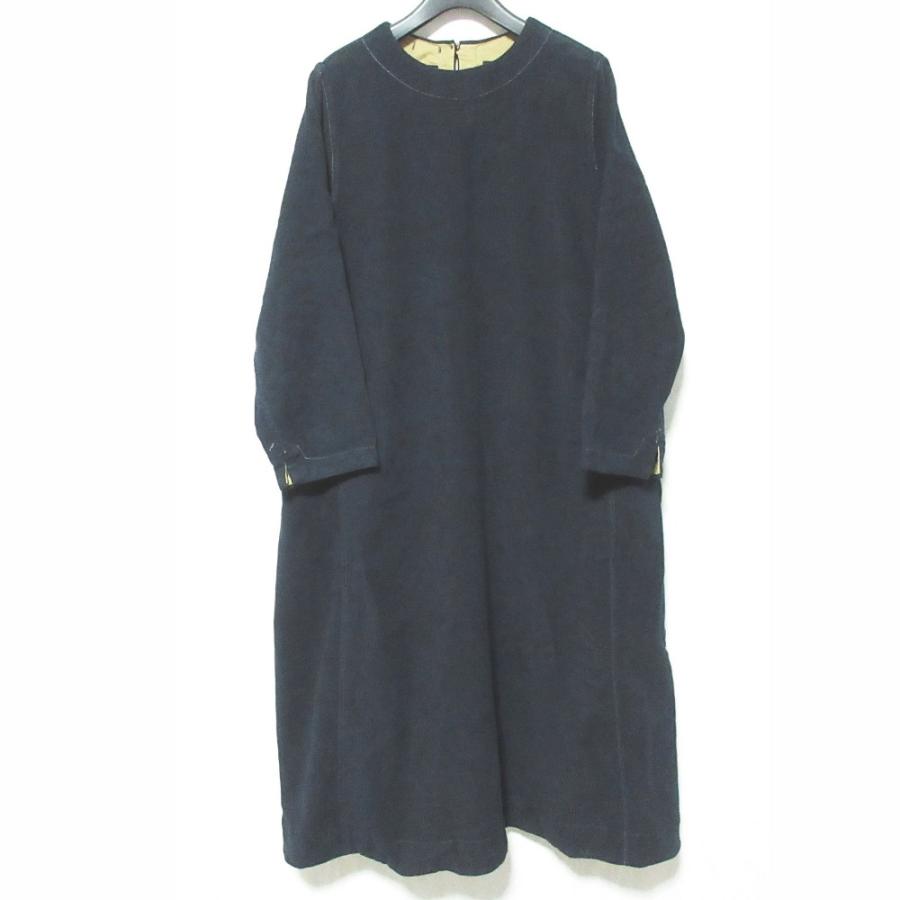 美品 45R フォーティファイブアール モールサージストレッチのドレス 