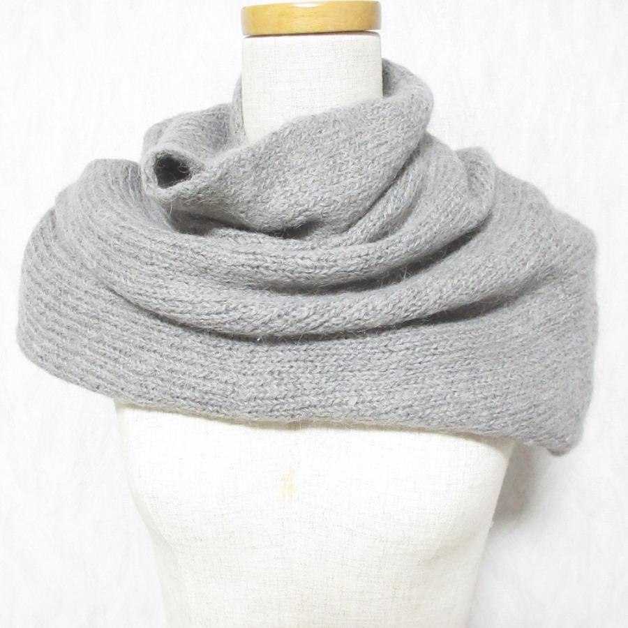 evam eva（エヴァムエヴァ） 美品 alpaca wool snood アルパカウール