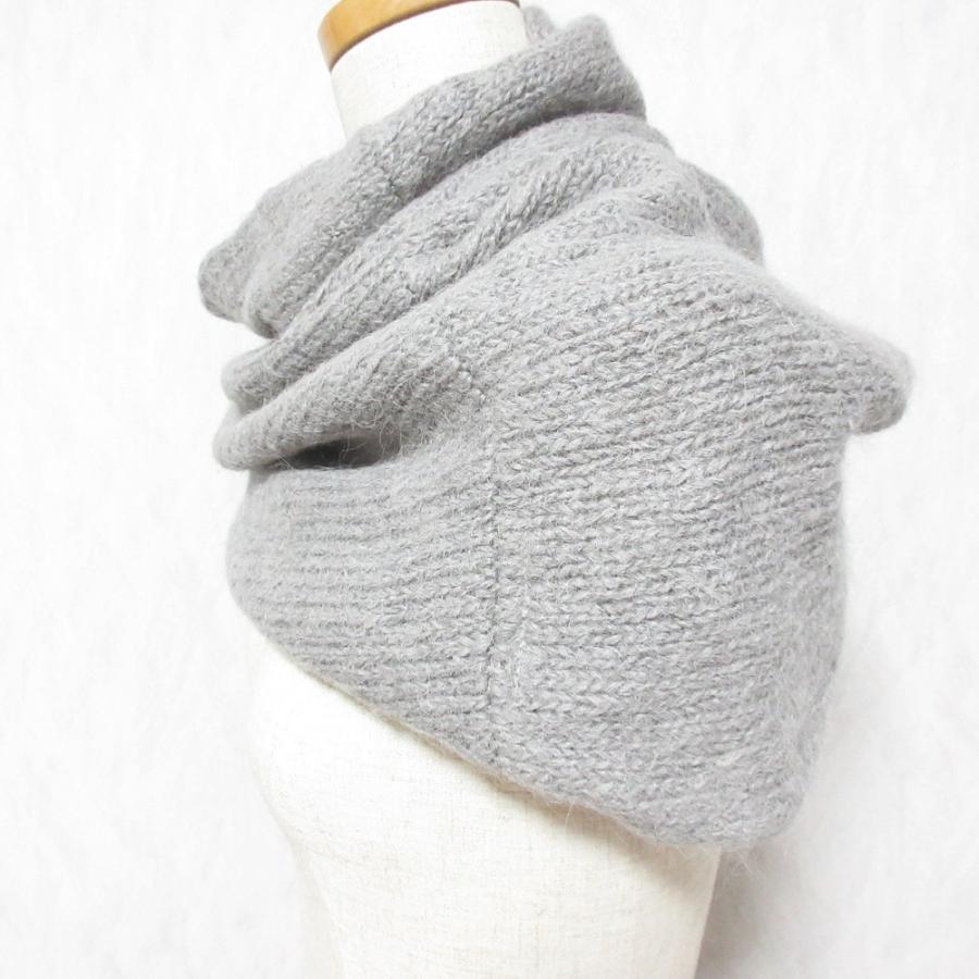 evam eva（エヴァムエヴァ） 美品 alpaca wool snood アルパカウール