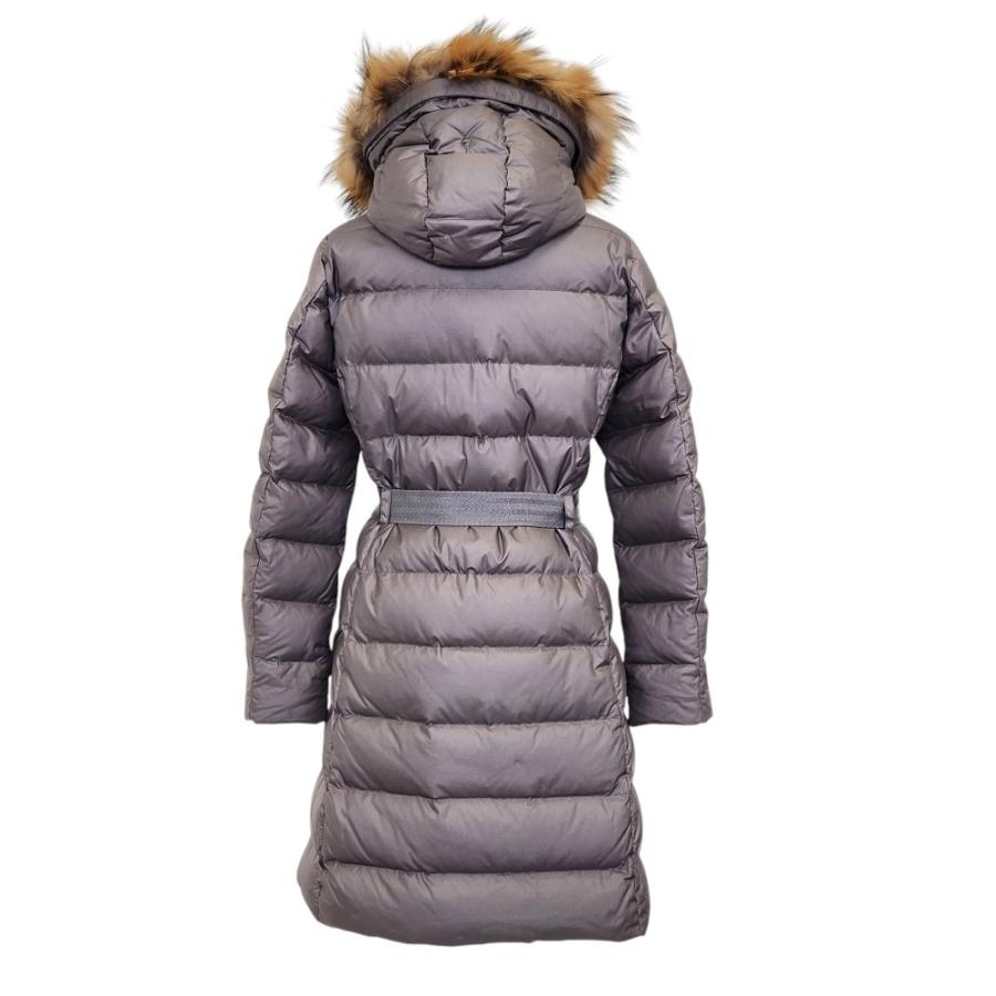 MONCLER（モンクレール） NANTESFUR ベルテッド ダウンコート 0 グレー 