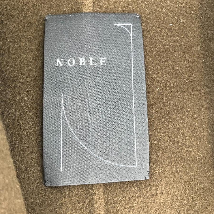 NOBLE（ノーブル） 美品 super160 リバードレープカラーコート 38