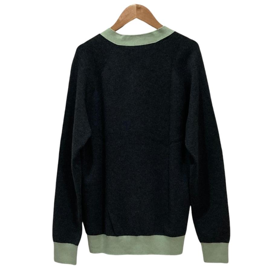 CABaN（キャバン） 未使用 23AW CABaN コットンカシミヤ バイカラーV 