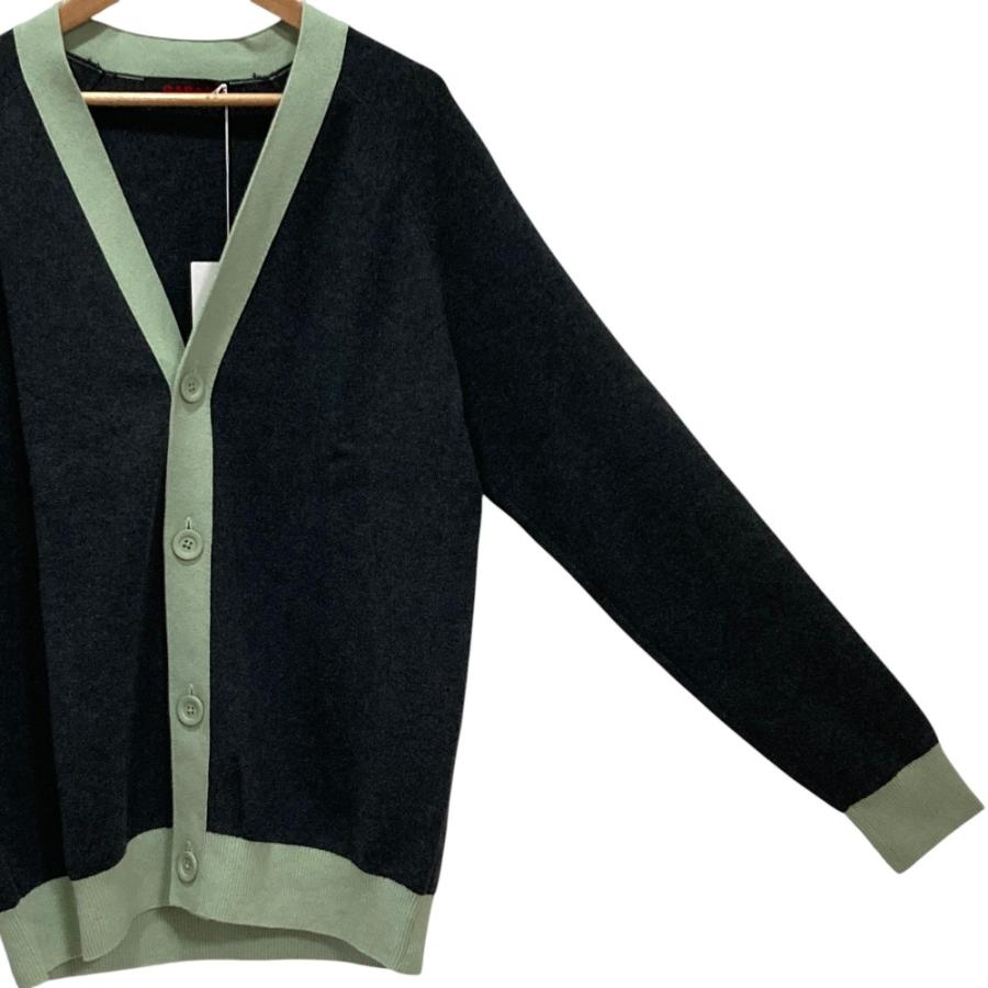 CABaN（キャバン） 未使用 23AW CABaN コットンカシミヤ バイカラーV 